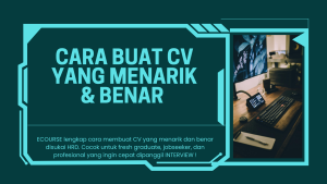ecourse cara membuat cv yang menarik dan benar