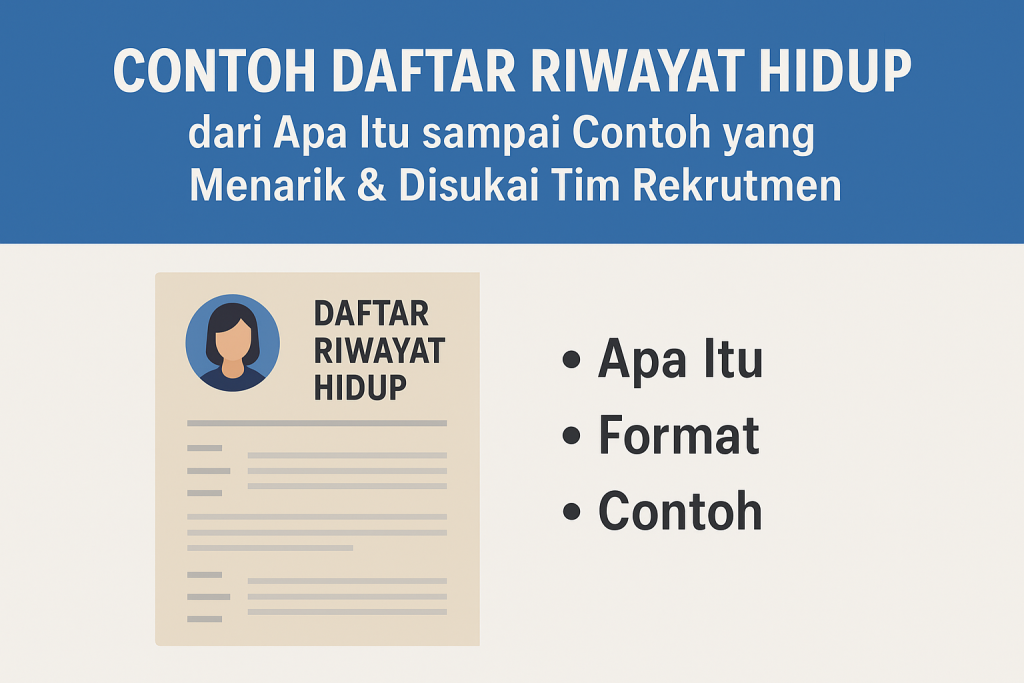 contoh daftar riwayat hidup yang baik dan benar